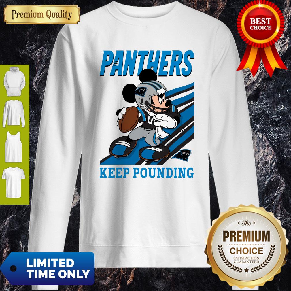 Mickey Mouse Carolina Panthers Keep Pounding Shirt