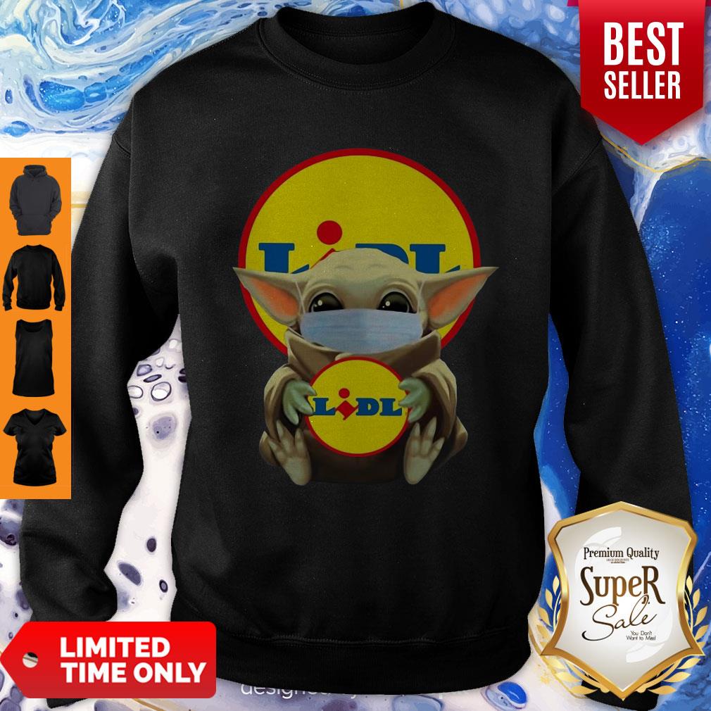 Nice Baby Yoda Face Mask Hug Lidl Shirt