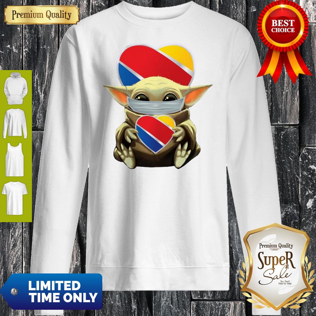Good Baby Yoda Mask Hug Southwest Airlines Shirt