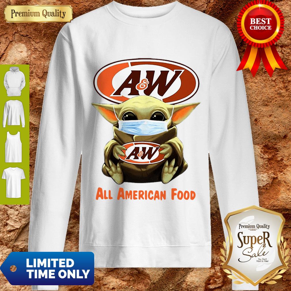 Baby Yoda Mask A&W Restaurants All American Food Coronavirus Shirt