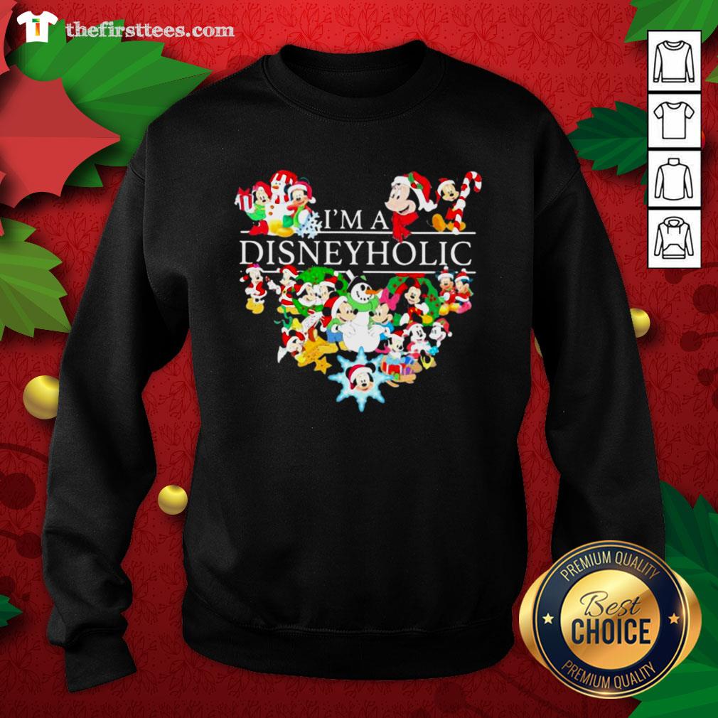 Colorful I’m A Disney Holic Heart Mickey Mouse Shirt