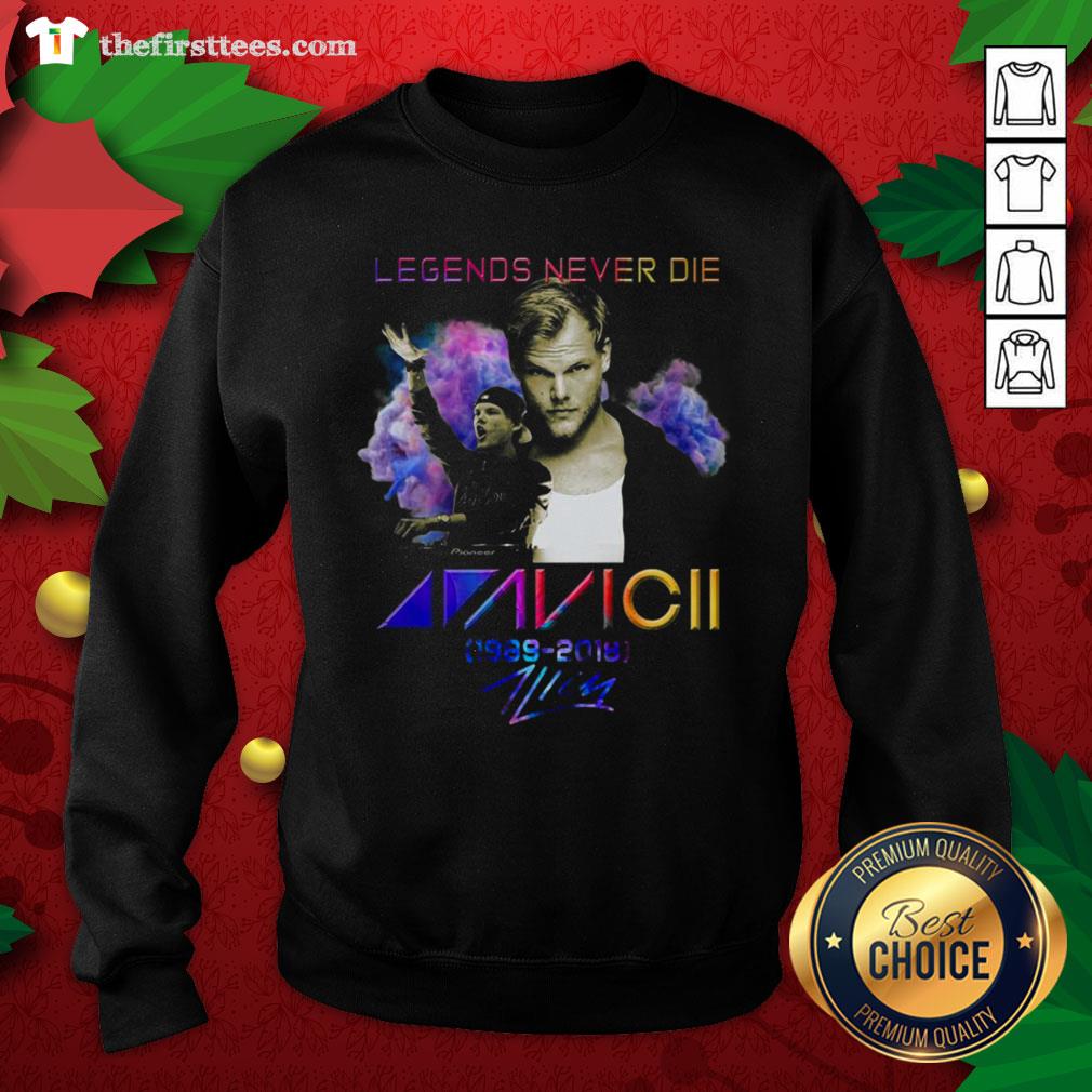 Premium Legends Never Die Avicii Signature Shirt