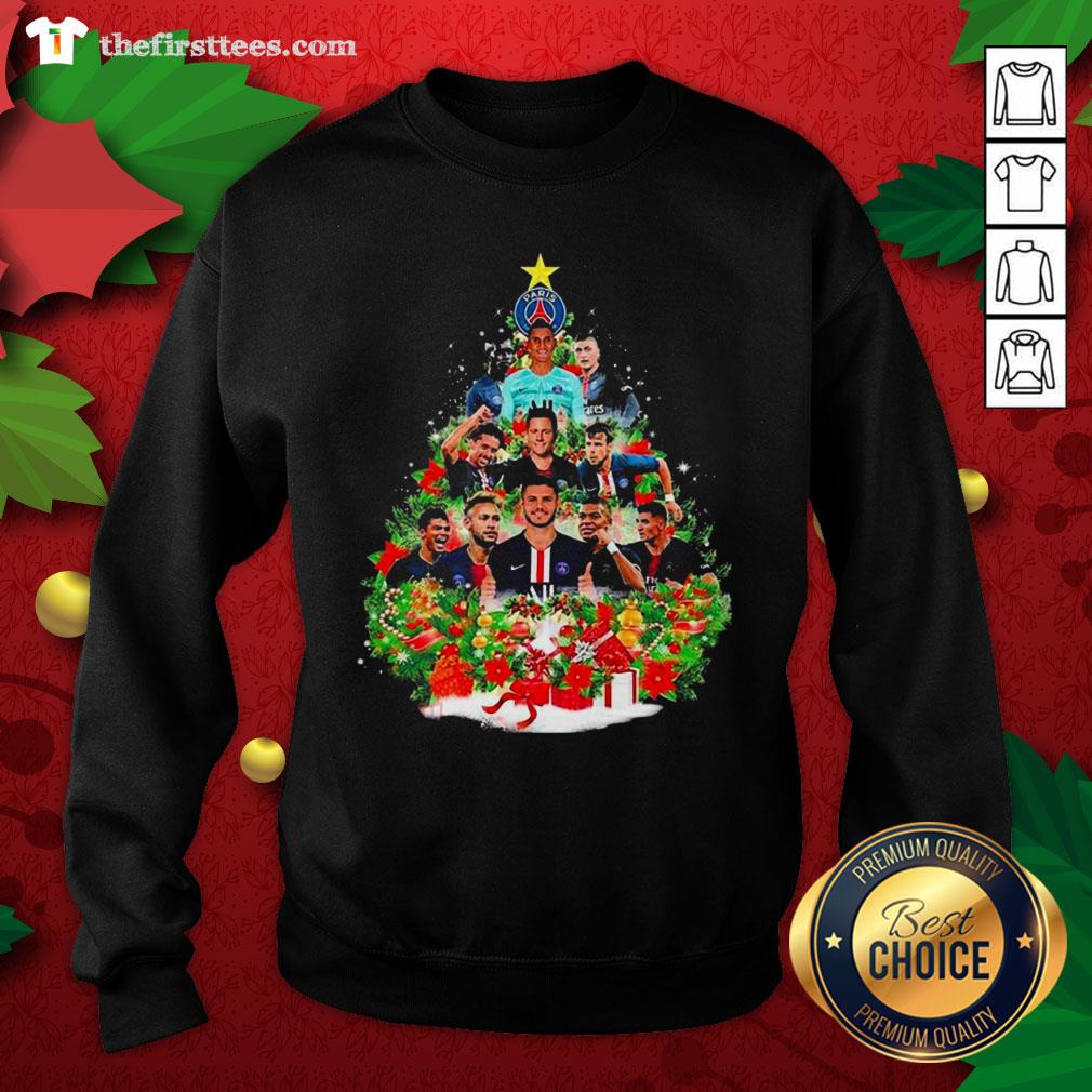 Nice Paris Saint Germain Football Club Christmas Tree Shirt