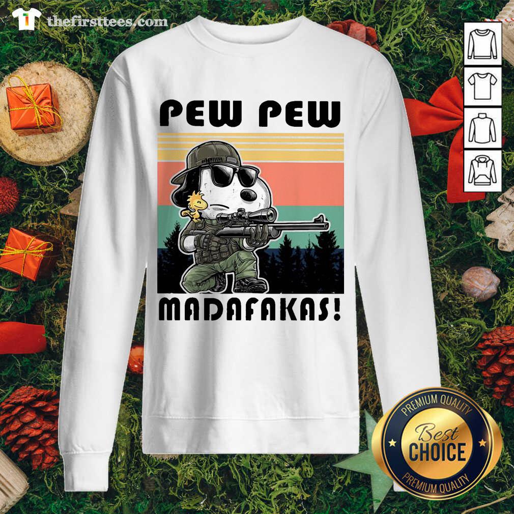 Lovely Snoopy Pew Pew Madafakas Vintage Shirt