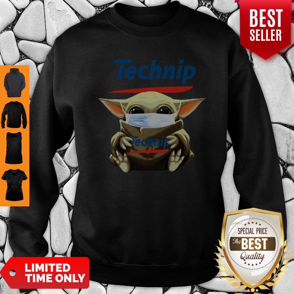 Official Baby Yoda Mask Hug TechnipFMC Coronavirus Shirt