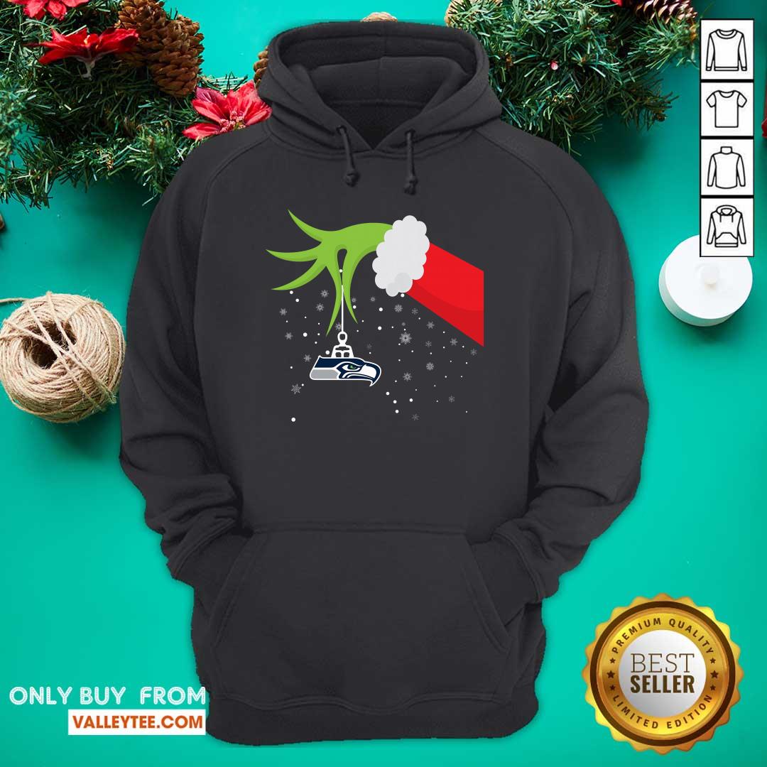 Sweet Grinch Hand Seattle Seahawks Merry Christmas Shirt