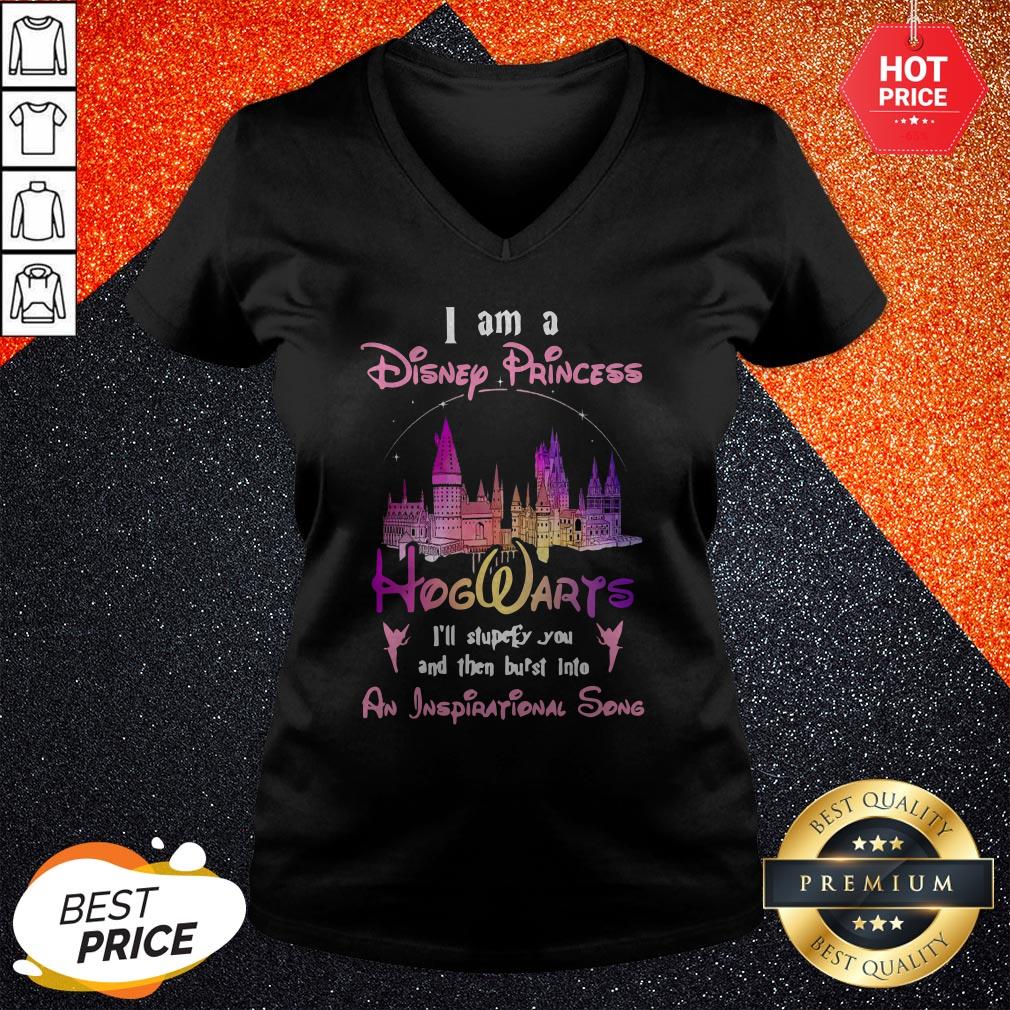 Sweet I Am A Disney Princess At Hogwarts I’ll Stupefy You Shirt