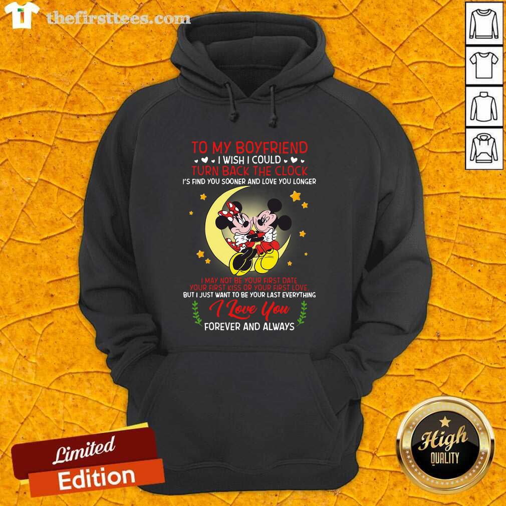 Sweety Mickey Mouse And Minnie Mouse To My Boyfriend Turn Back The Clock Shirt