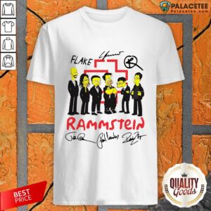 Rammstein Simpsons Style Signatures Shirt