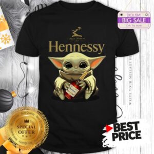 Official Star Wars Baby Yoda Hug Hennessy Shirt
