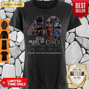 40 Years Of Culture Club Thank You For The Memories Signatures Shirt