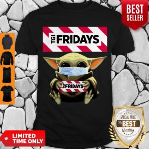 Nice Baby Yoda Mask TGI Fridays Coronavirus Shirt
