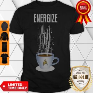 Official Energize Star Trek Coffee Shirt