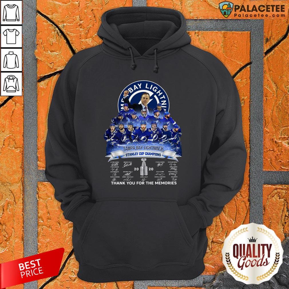 Tampa Bay Lightning Stanley Cup Champions Thank You For The Memories Shirt