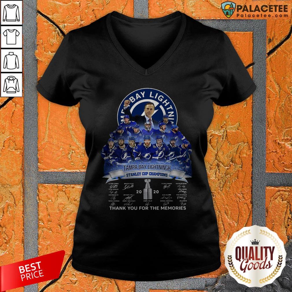 Tampa Bay Lightning Stanley Cup Champions Thank You For The Memories Shirt