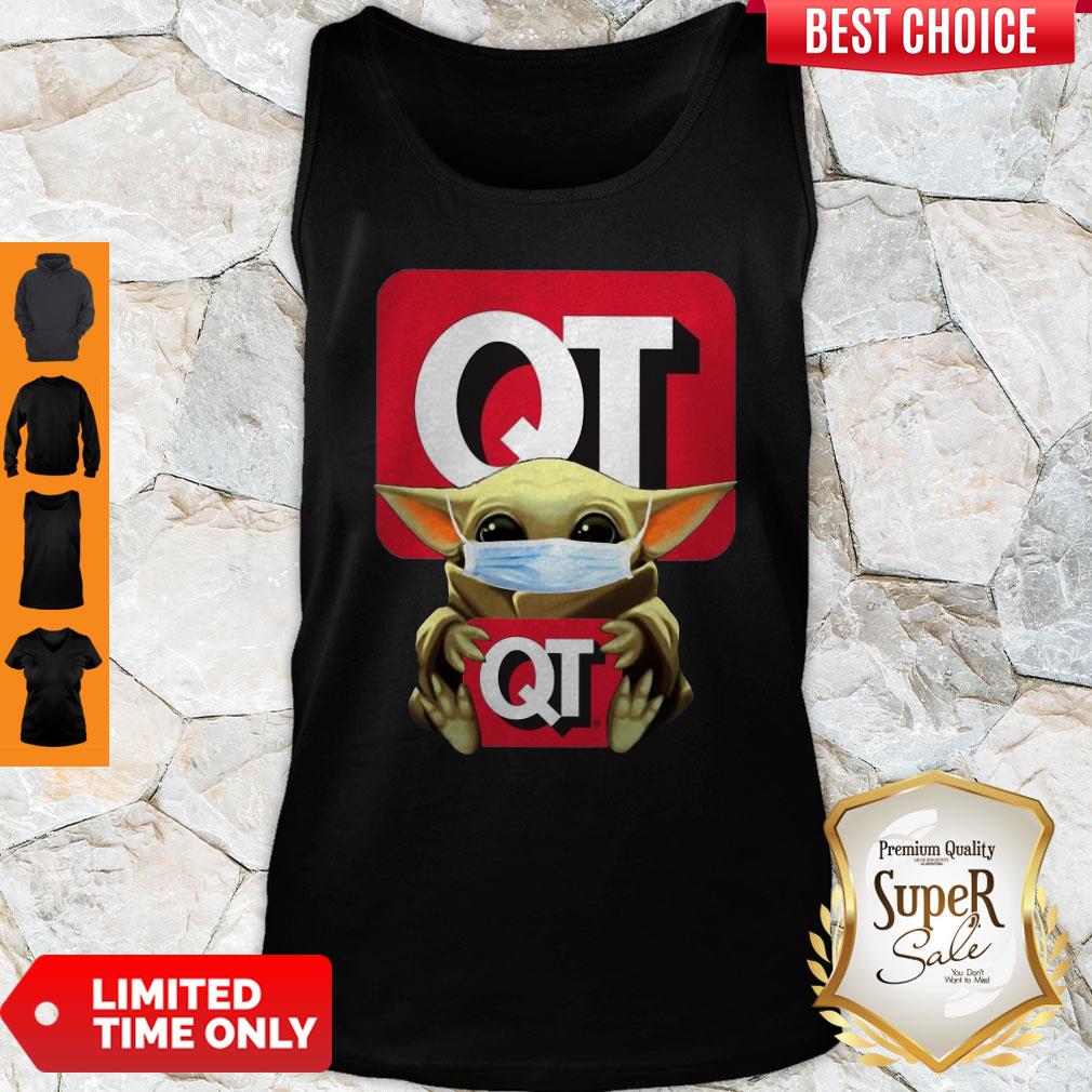 Awesome Baby Yoda Mask QuikTrip COVID-19 Shirt
