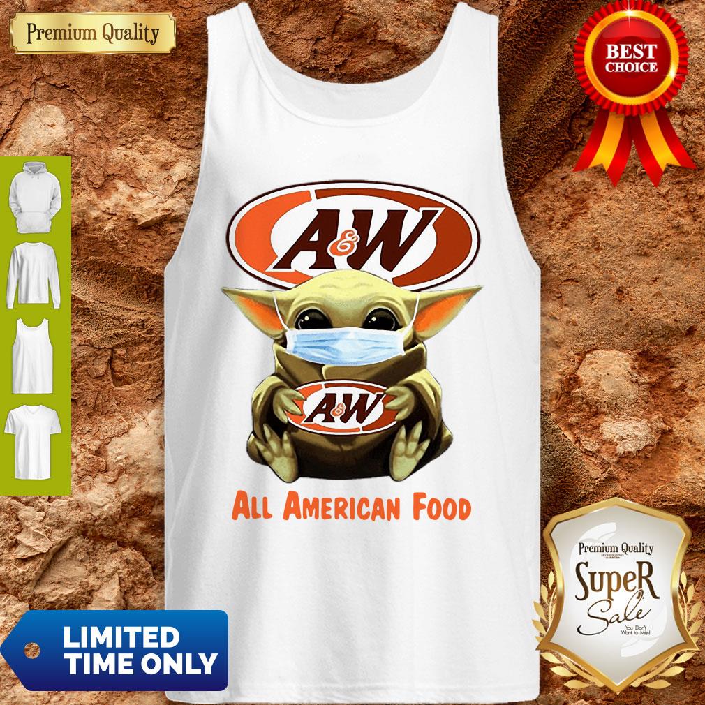 Baby Yoda Mask A&W Restaurants All American Food Coronavirus Shirt