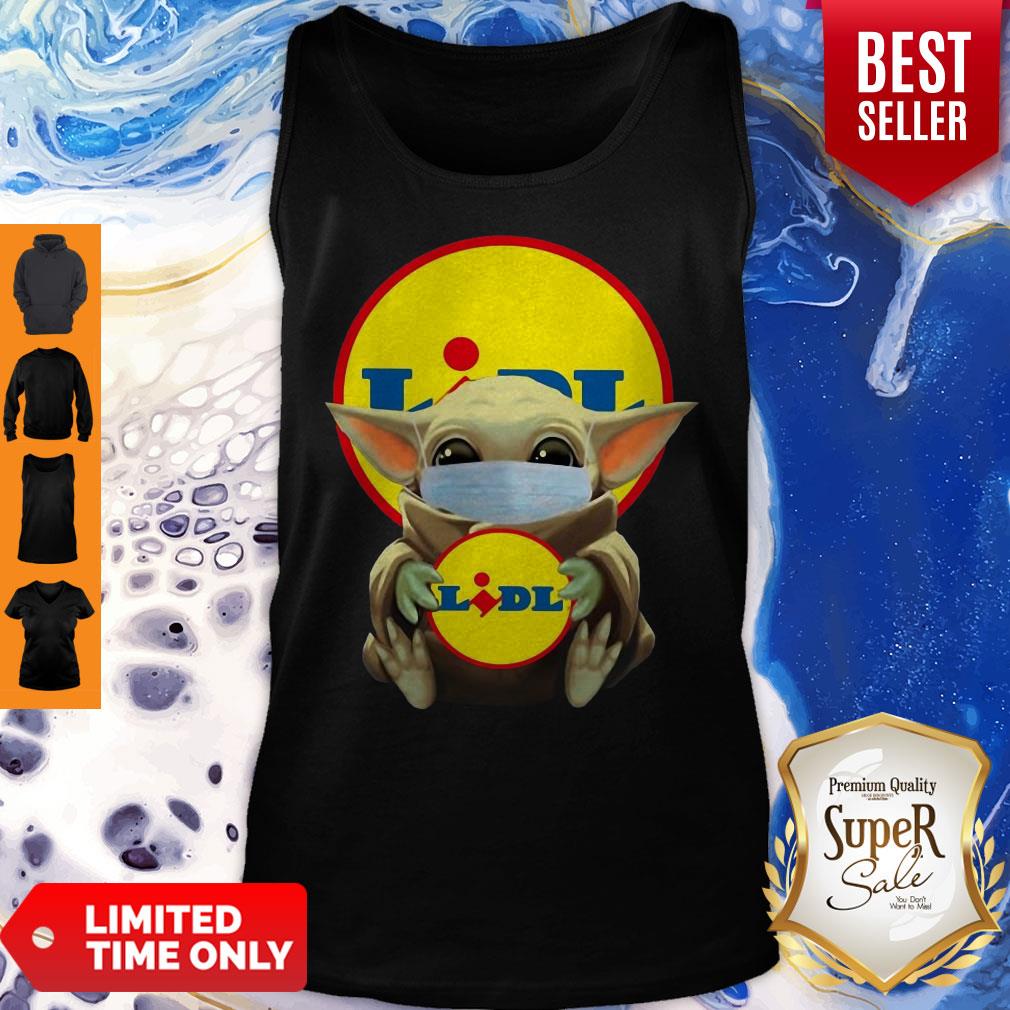 Nice Baby Yoda Face Mask Hug Lidl Shirt