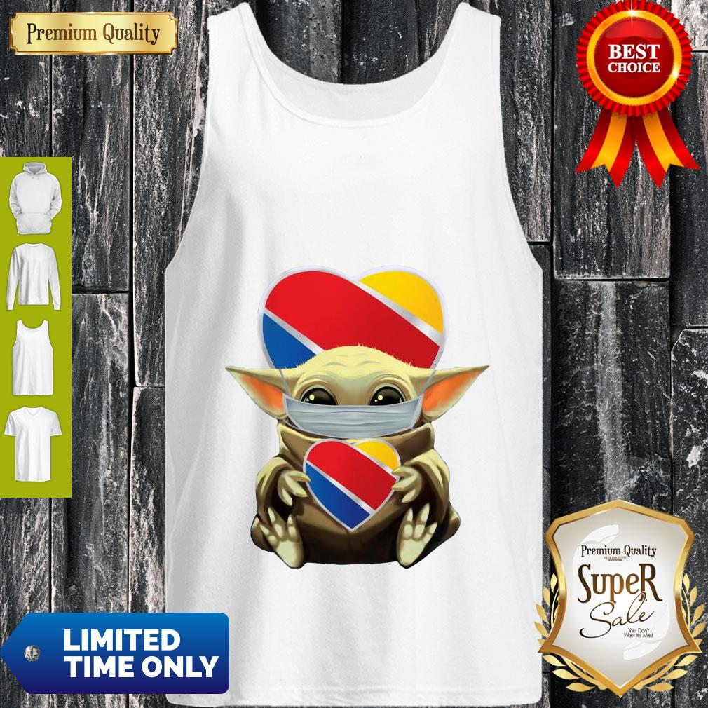 Good Baby Yoda Mask Hug Southwest Airlines Shirt
