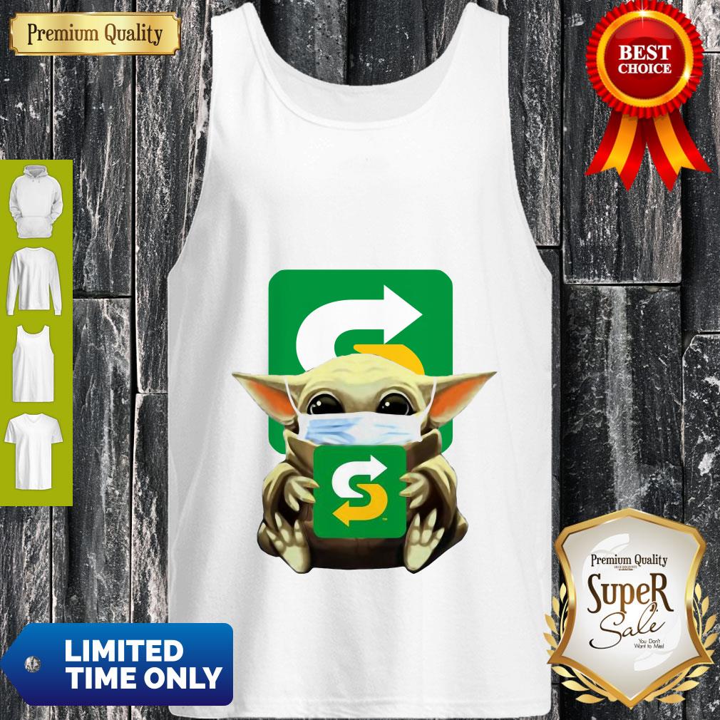 Good Baby Yoda Mask Hug Subway Shirt