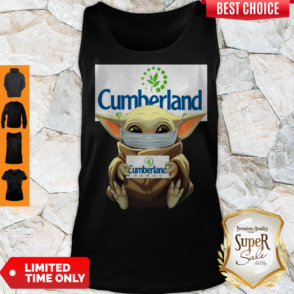 Pretty Baby Yoda Face Mask Hug Cumberland Farms Shirt