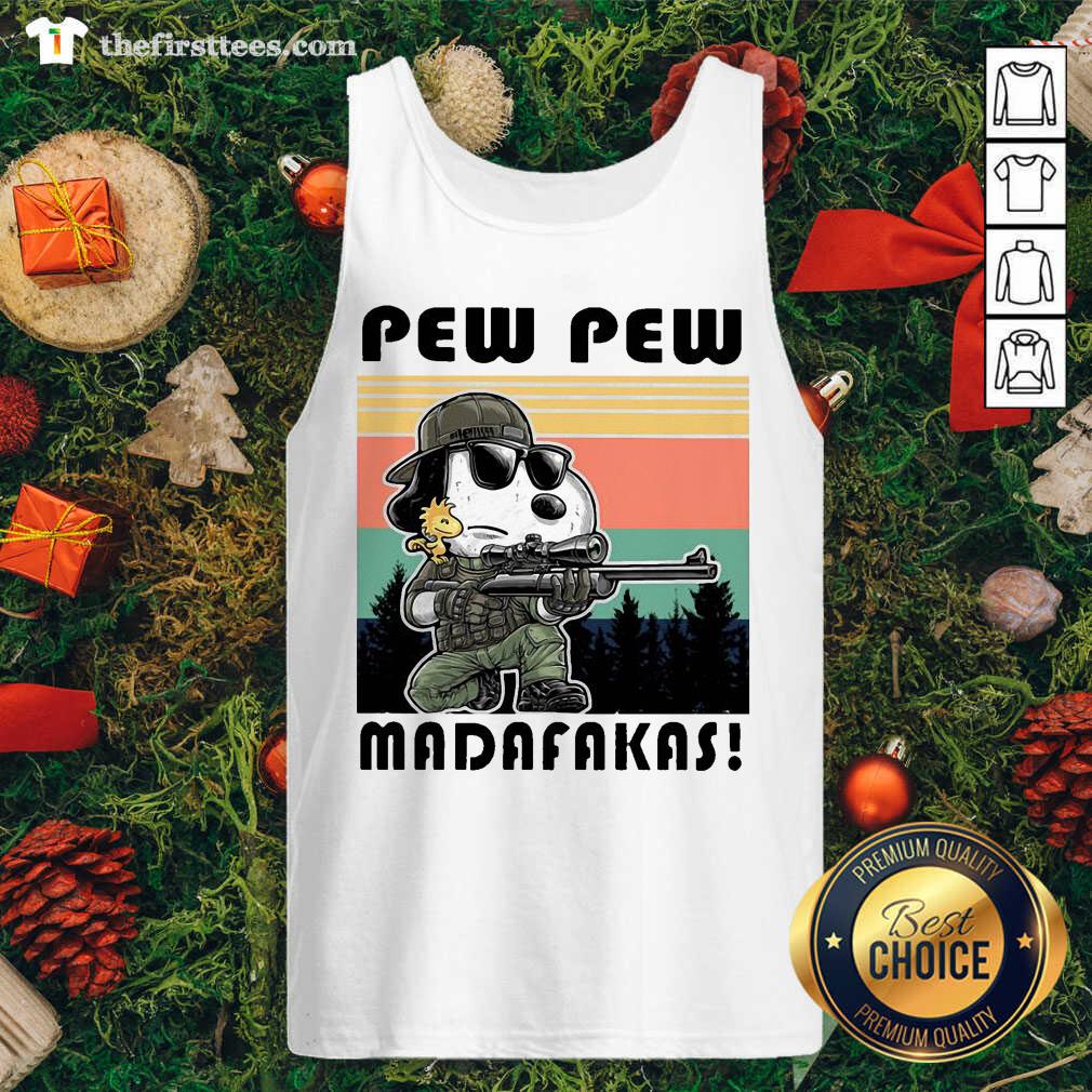 Lovely Snoopy Pew Pew Madafakas Vintage Shirt
