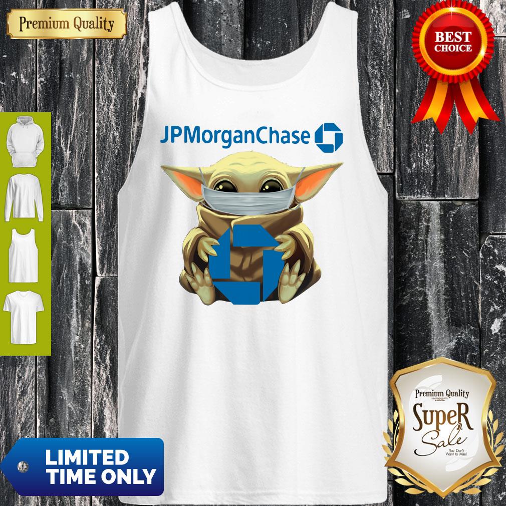 Star Baby Yoda Mask Hugging Jp Morgan Chase Shirt