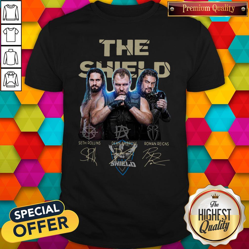 The Shield Seth Rollins Dean Ambrose Roman Reigns Signatures Shirt