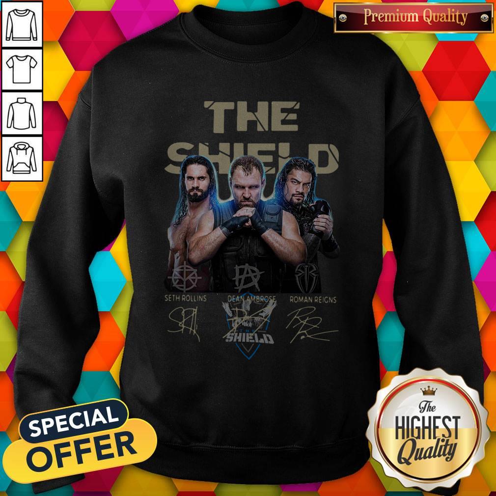 The Shield Seth Rollins Dean Ambrose Roman Reigns Signatures Shirt