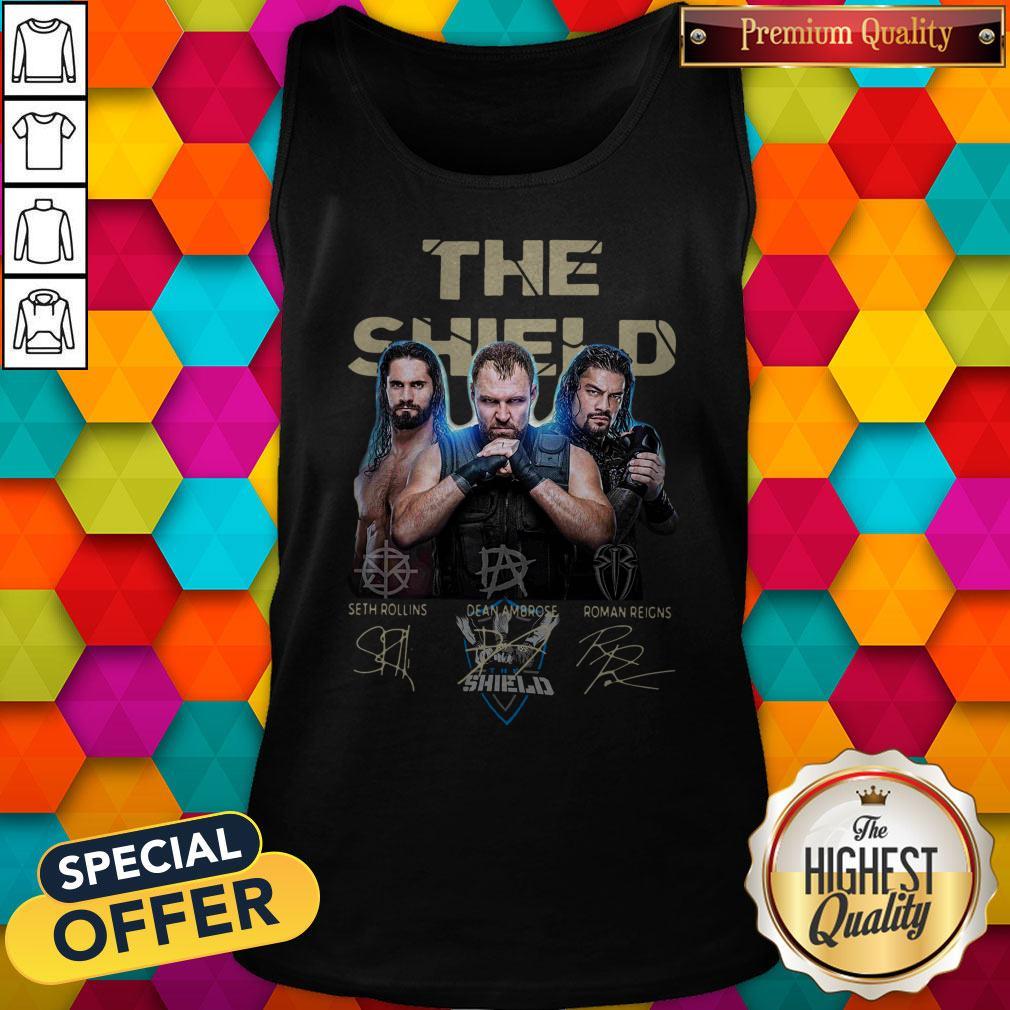 The Shield Seth Rollins Dean Ambrose Roman Reigns Signatures Shirt