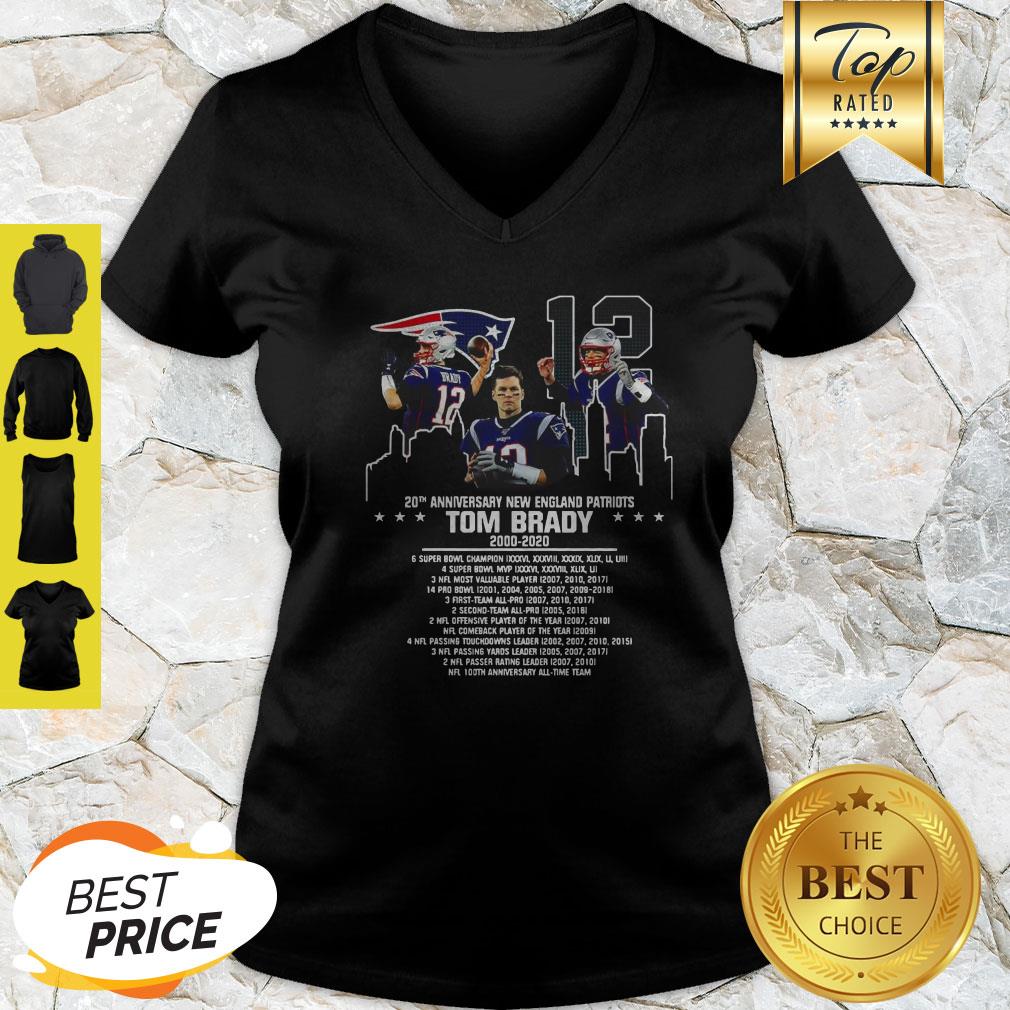 Tom Brady 20th Anniversary New England Patriots Shirt