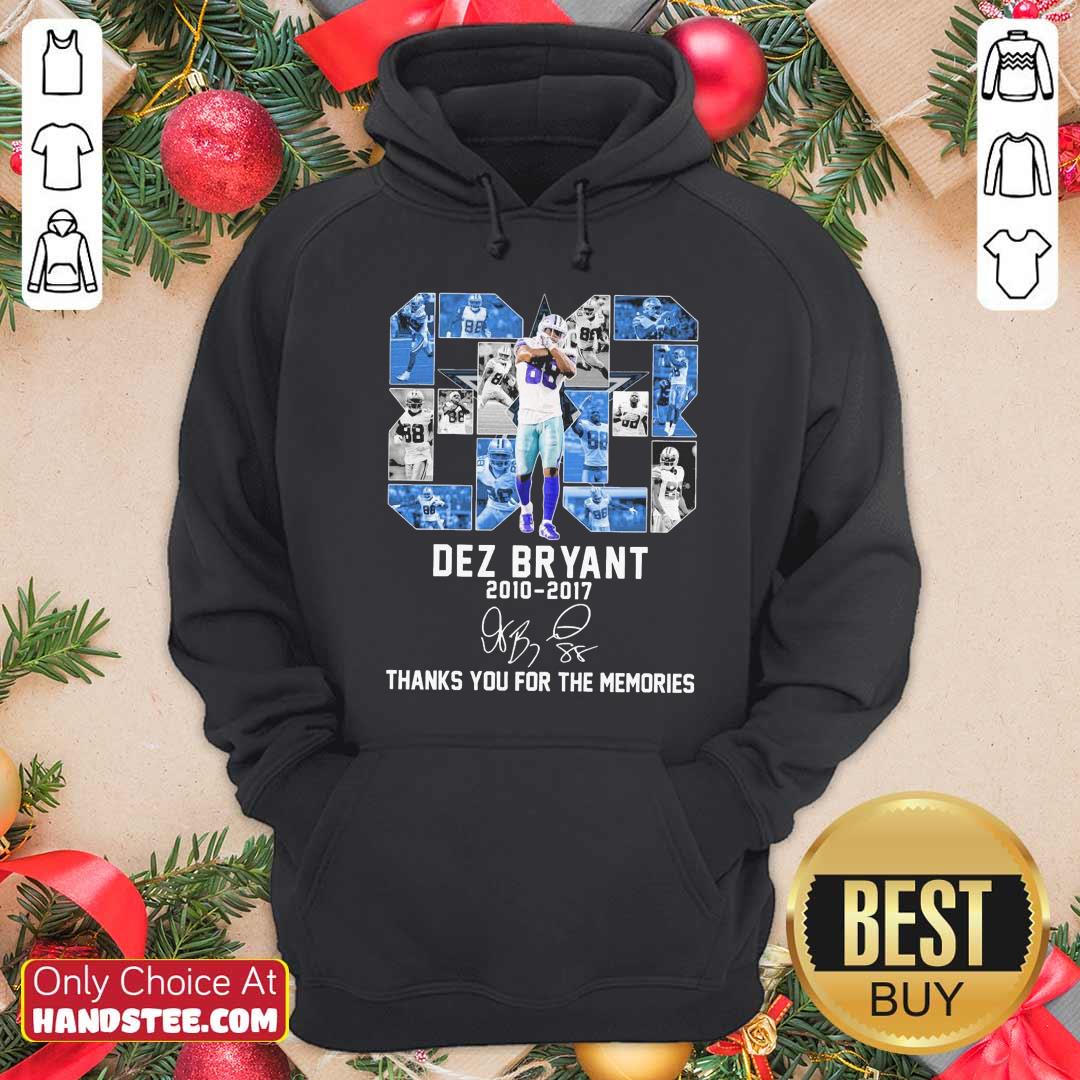 Top 88 Dez Bryant 2010 2017 Thanks You For The Memories Signature Shirt