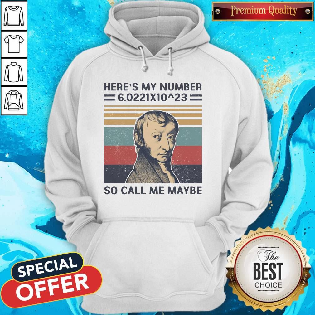 Top Amedeo Avogadro Here’s My Number So Call Me Maybe Vintage Shirt