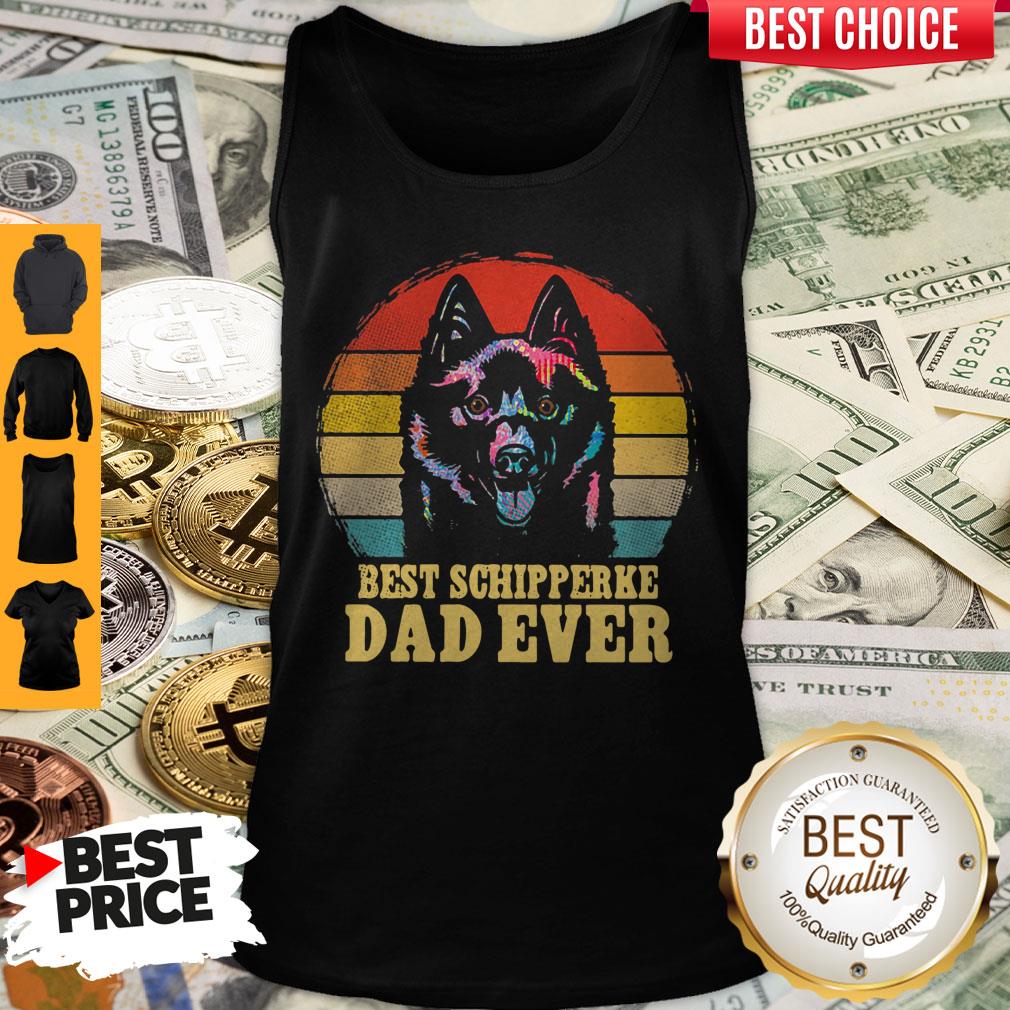 Top Best Schipperke Dad Ever Vintage Shirt