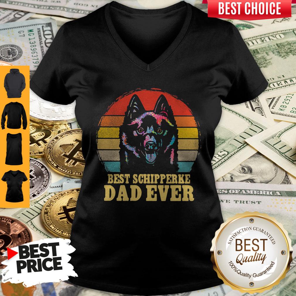 Top Best Schipperke Dad Ever Vintage Shirt