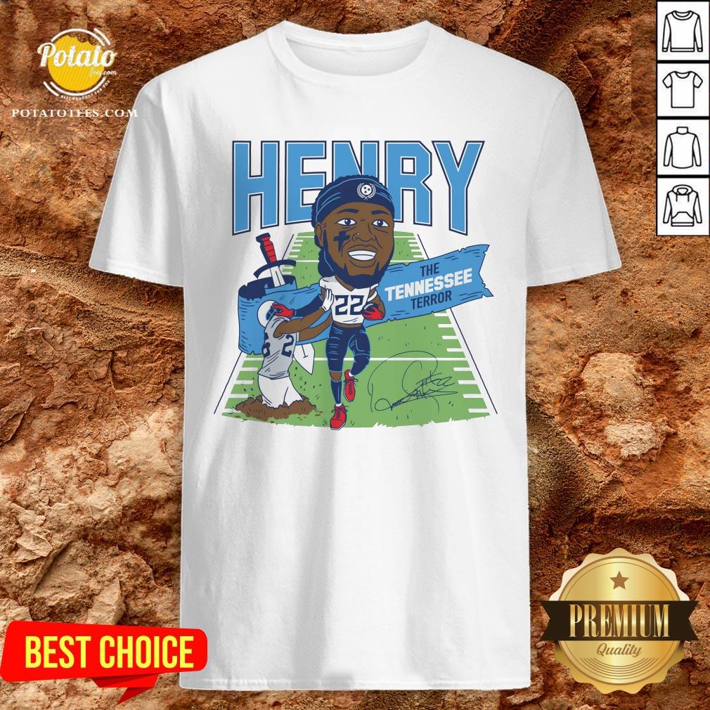 Top Derrick Henry The Tennessee Terror Signature Shirt