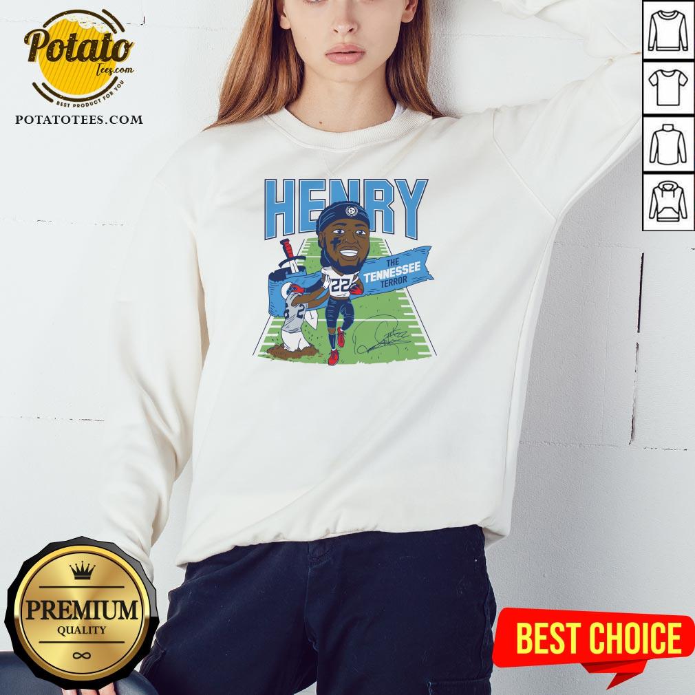 Top Derrick Henry The Tennessee Terror Signature Shirt