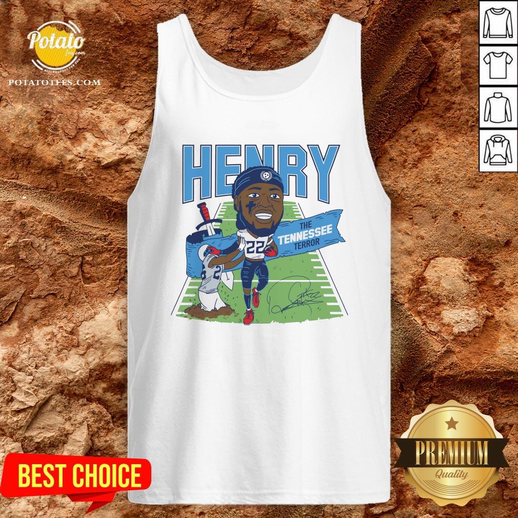 Top Derrick Henry The Tennessee Terror Signature Shirt