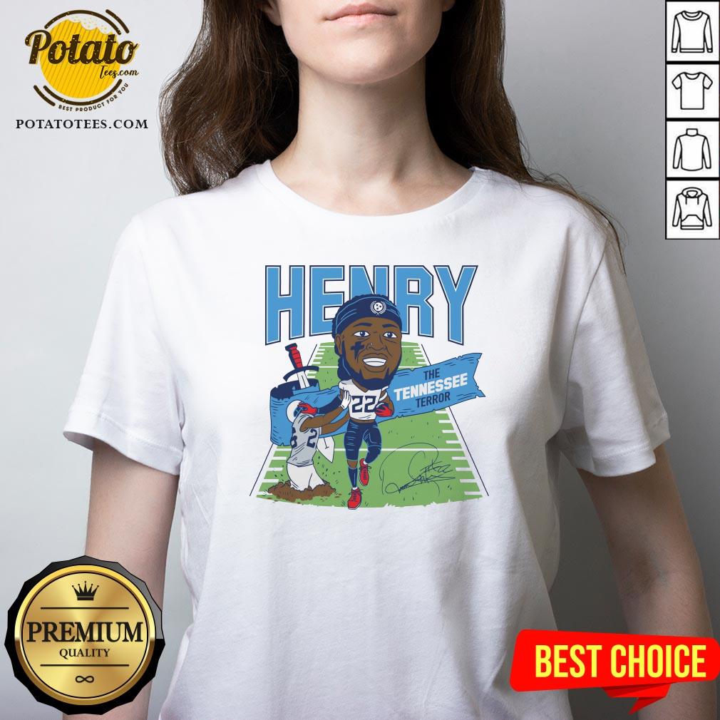Top Derrick Henry The Tennessee Terror Signature Shirt