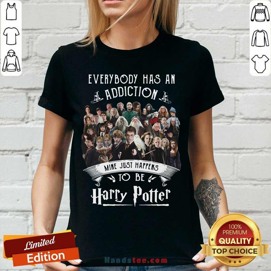 Top Everybody Has An Addiction Mine Just Happens To Be Harry Potter Shirt