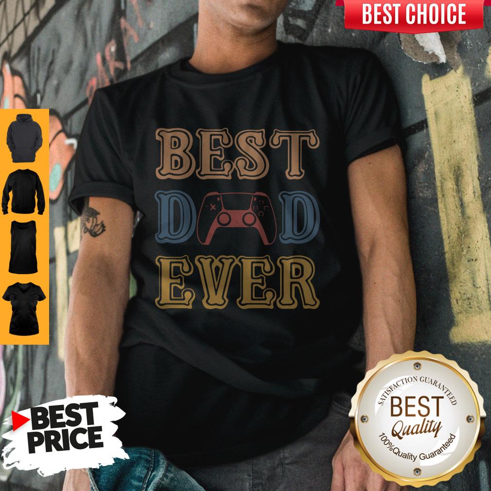 Top Game Best Dad Ever Happy Fathers Day Vintage Shirt