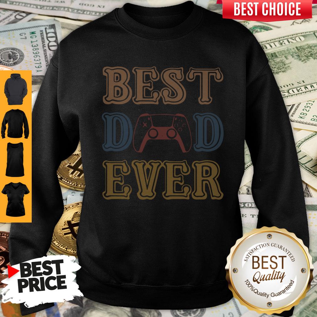 Top Game Best Dad Ever Happy Fathers Day Vintage Shirt