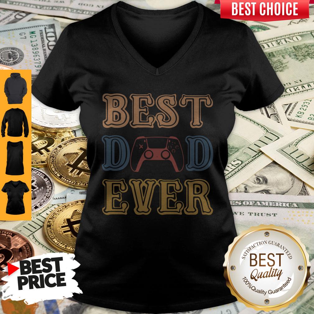 Top Game Best Dad Ever Happy Fathers Day Vintage Shirt