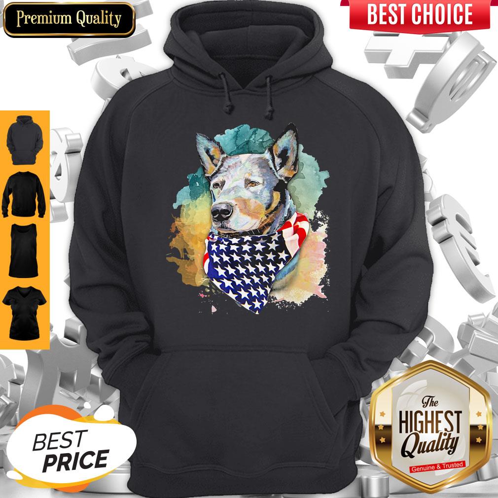 Top Heeler Dog Royal and Loyal America Flag Independence Day Art shirt