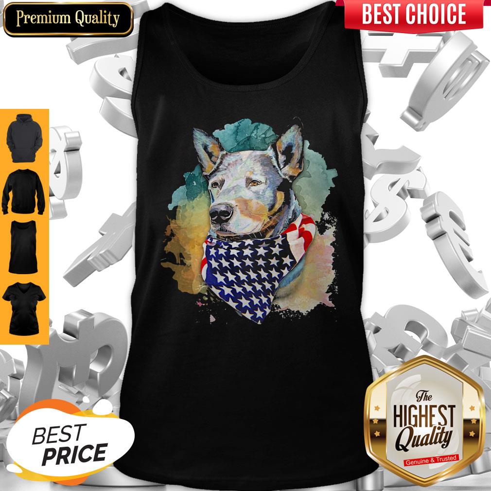 Top Heeler Dog Royal and Loyal America Flag Independence Day Art shirt