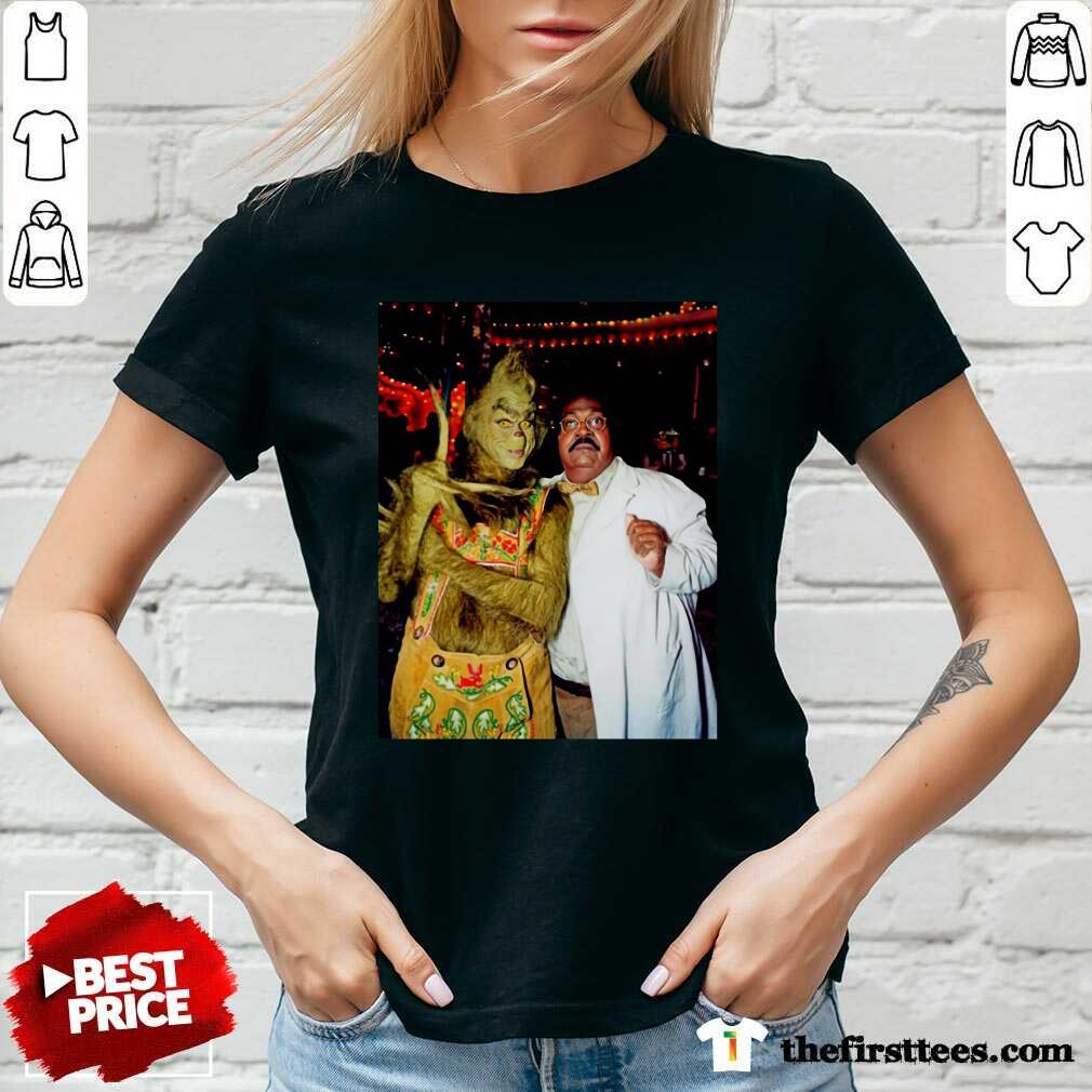 Top Jim Carrey And Eddie Murphy Grinch Shirt