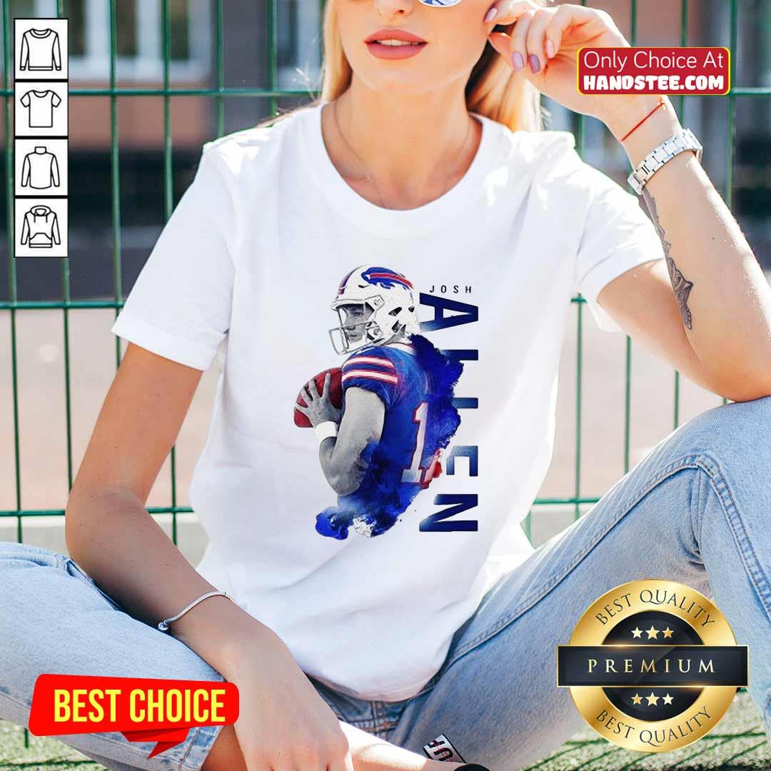 Top Josh Allen 17 Buffalo Bills Football Shirt