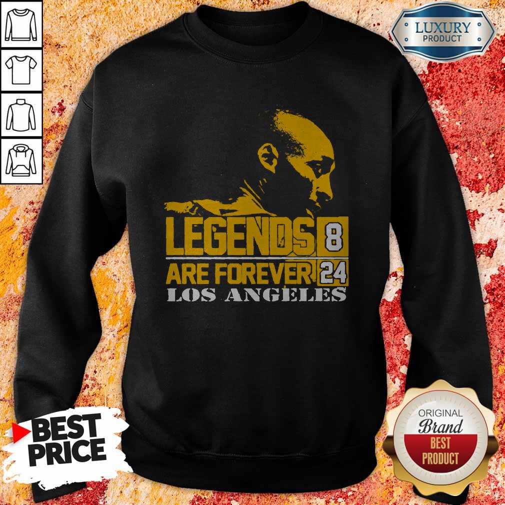 Top Kobe Bryant Legends Are Forever 8 24 Los Angeles Shirt