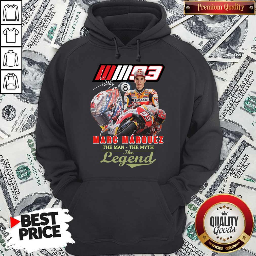 Top Marc Marquez The Man The Myth The Legend Signature Shirt
