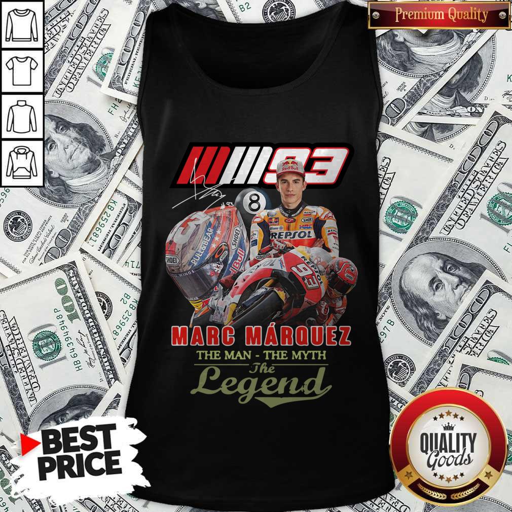 Top Marc Marquez The Man The Myth The Legend Signature Shirt